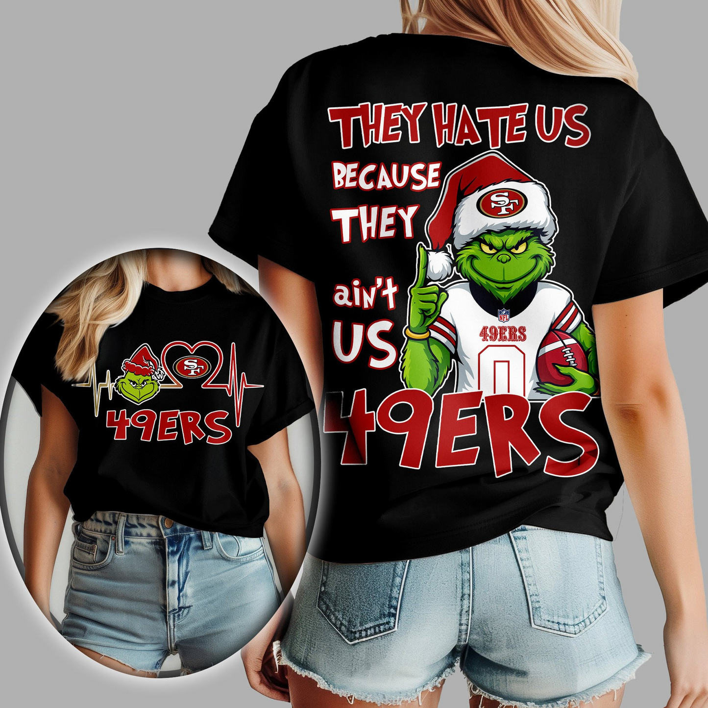 SF49 Premium NFL They Hate Us Woman Shirt DDT CTND
