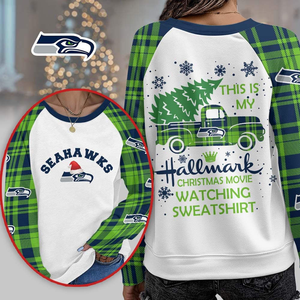 SS Premium NFL Cozy Round Neck Raglan Sleeve Sweatshirt DDT CTND