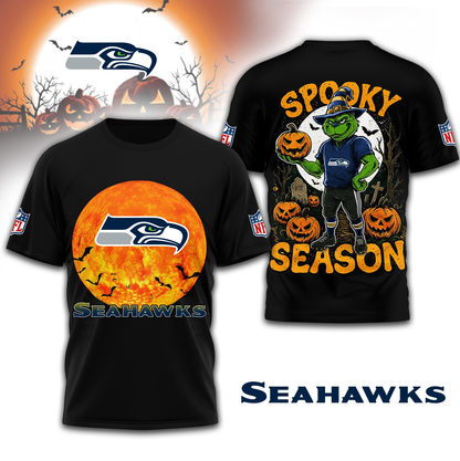 SS Premium NFL Spooky Season 3D Shirt DDT CTND