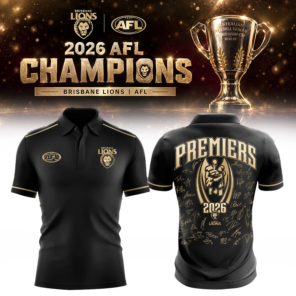 PREMIUM AFL X BL THANK FOR MEMORIES CHAMPIONSHIP POLO V4 LIMITED EDITION NAK NHT