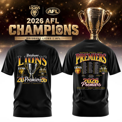 PREMIUM AFL X BL THANK FOR MEMORIES CHAMPIONSHIP TSHIRT LIMITED EDITION