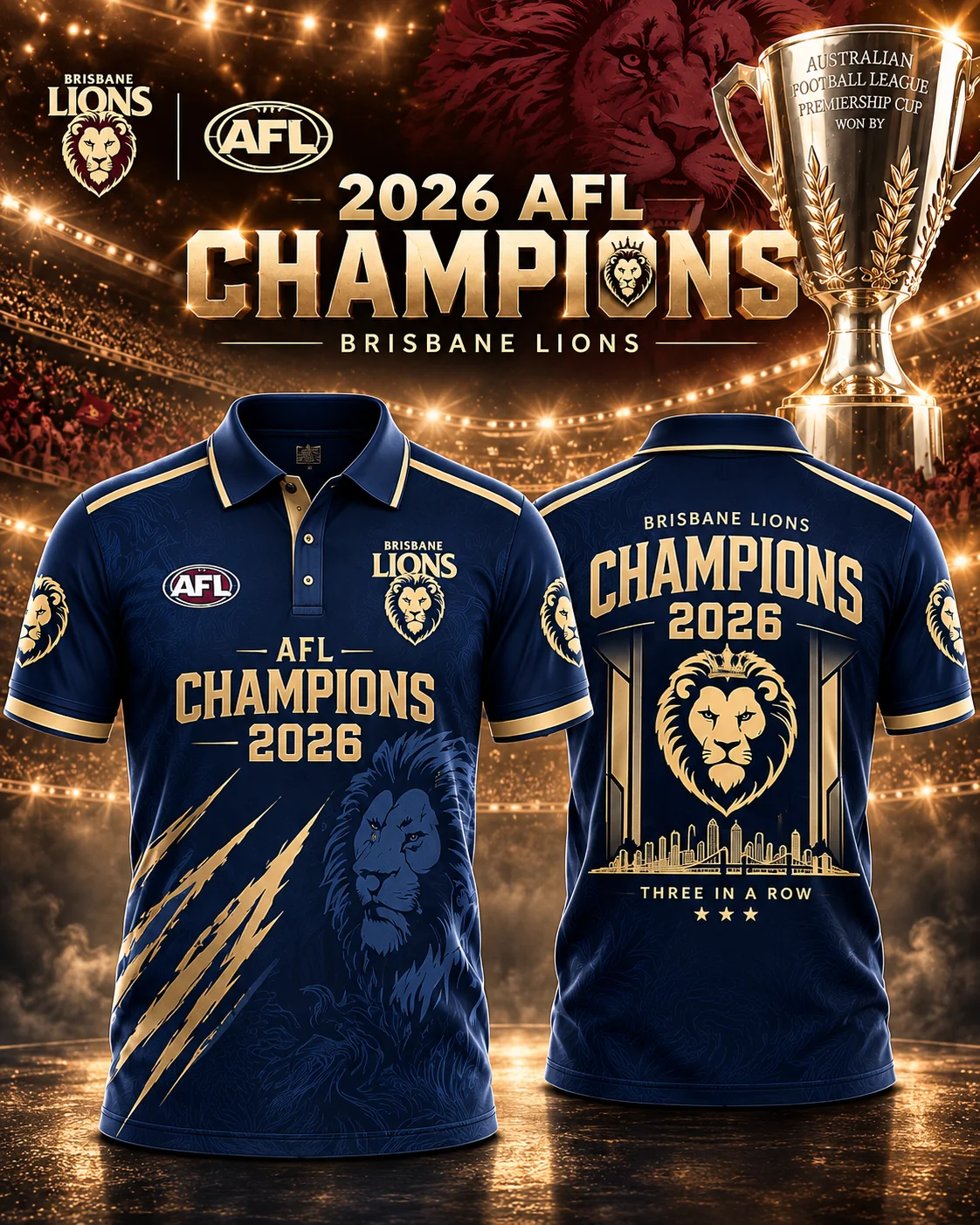 PREMIUM AFL X BL THANK FOR MEMORIES CHAMPIONSHIP TSHIRT V02 LIMITED EDITION NAK NHT