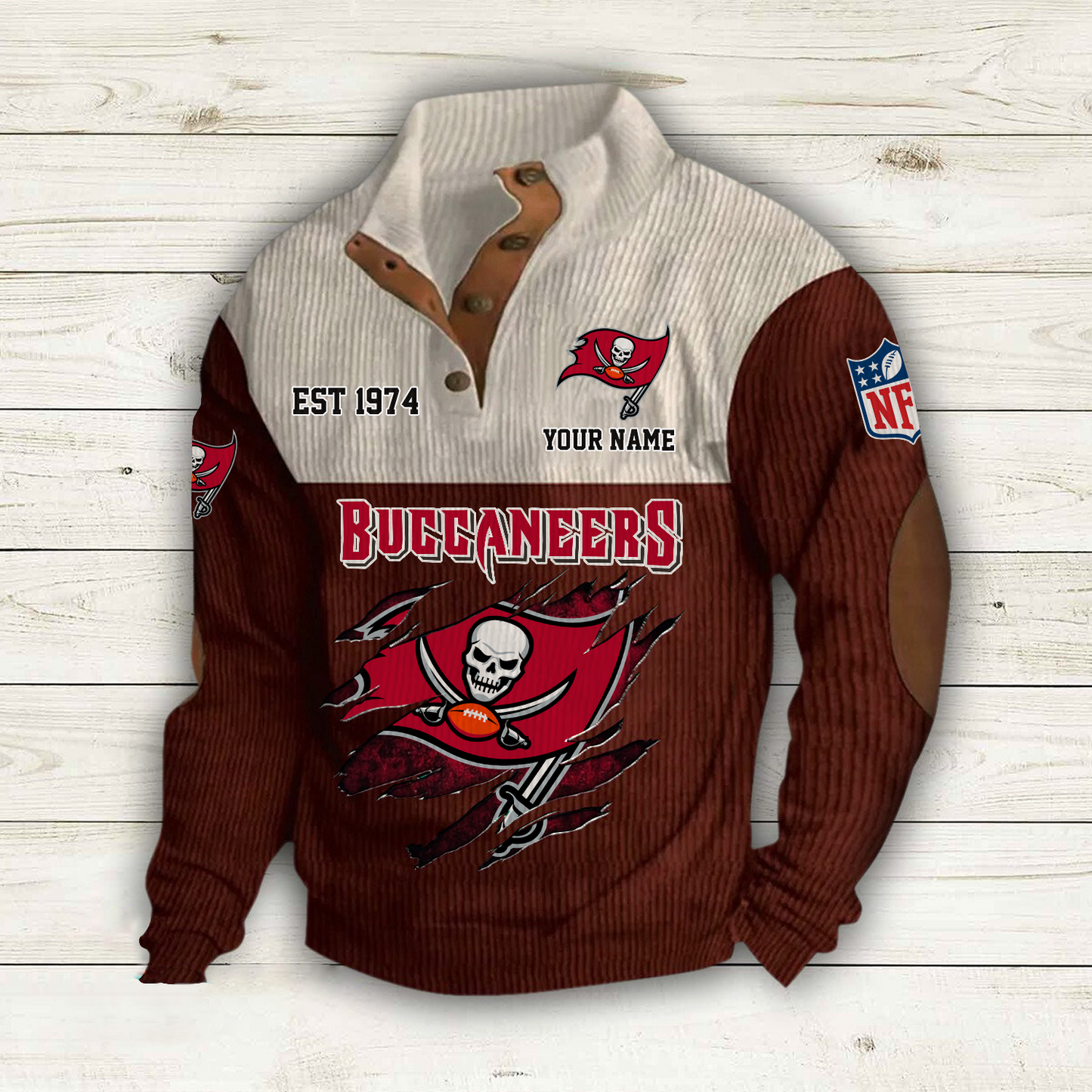 TB x NFL Custom Name Sport Sweatshirt DatND DVT