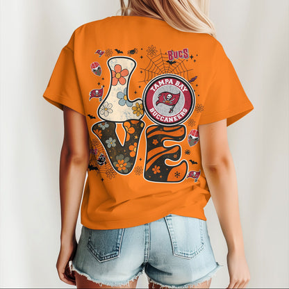 TB x NFL Halloween Bow 3D Shirt 0409 DatND DVT