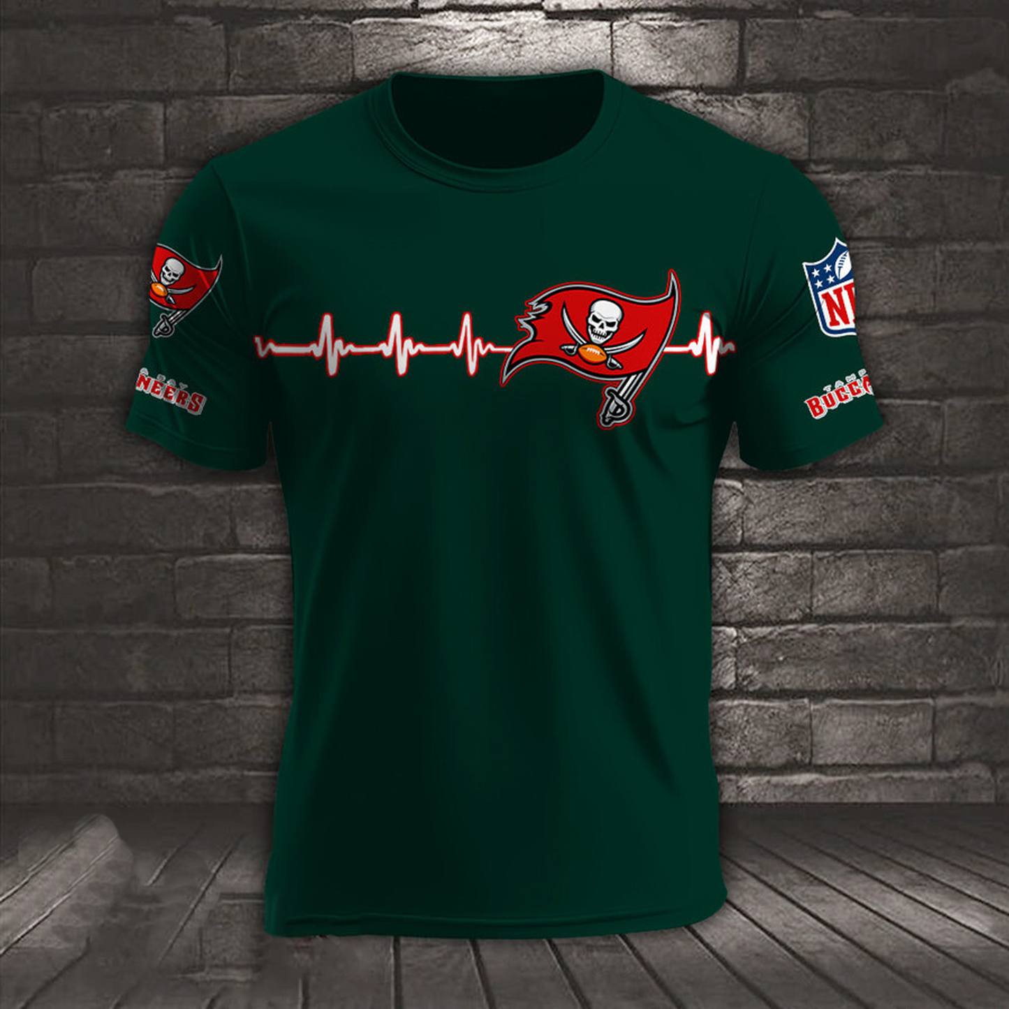 TB x NFL Heart Rate Map Special 3D Shirt DatND ThuongNH