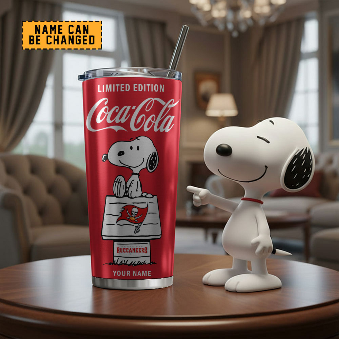 TB x NFL Mix Snoopy & Red Coca Tumbler DatND DVT