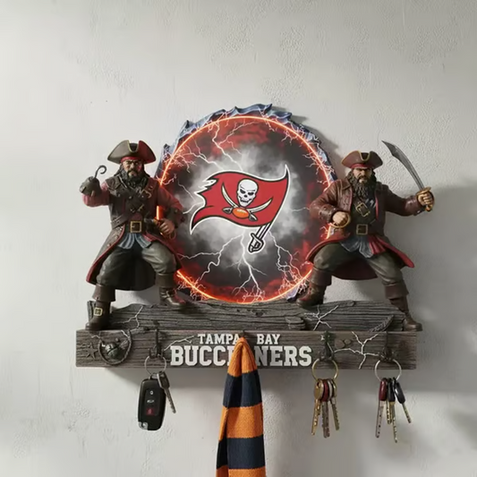TB X NFL Originality Verification Football Team Wall Key Holder NAK THUONGNH