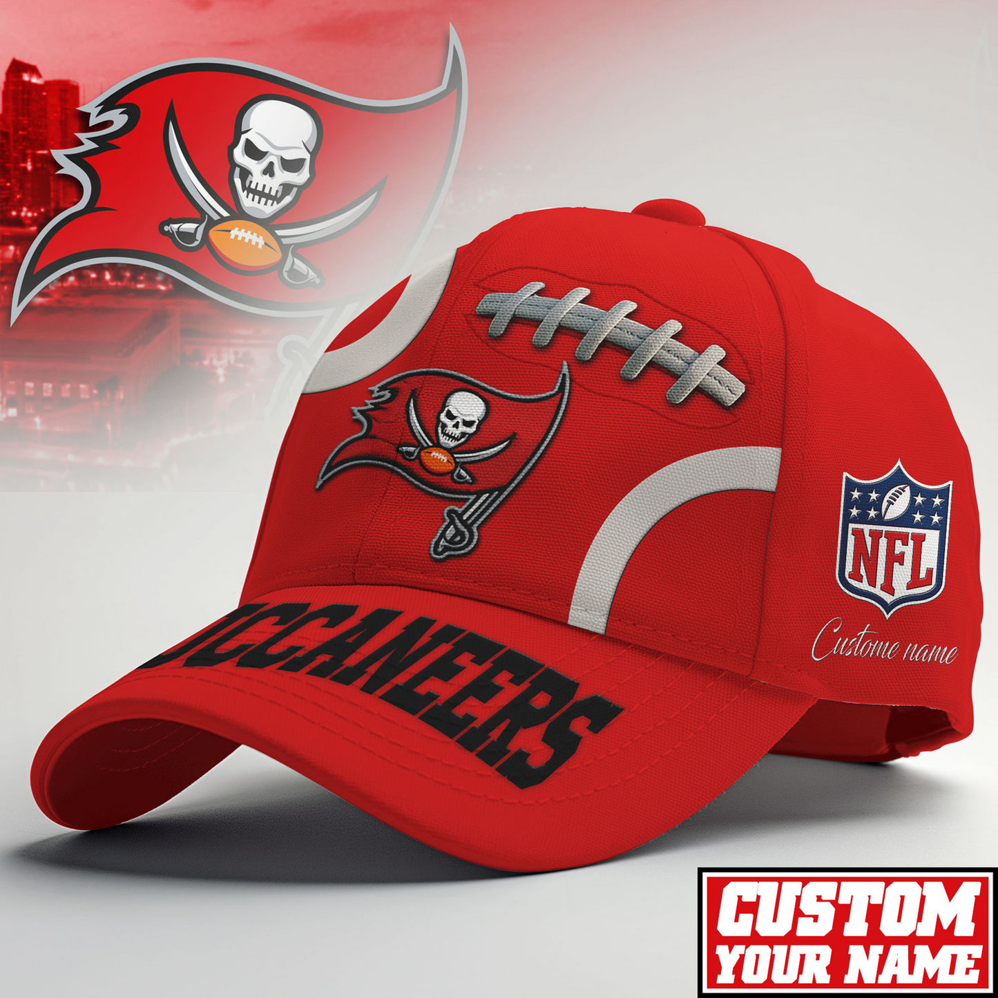 TB X NFL PREMIUM CLASSIC CAP NFL FOOTBALL V2 NAK NHT