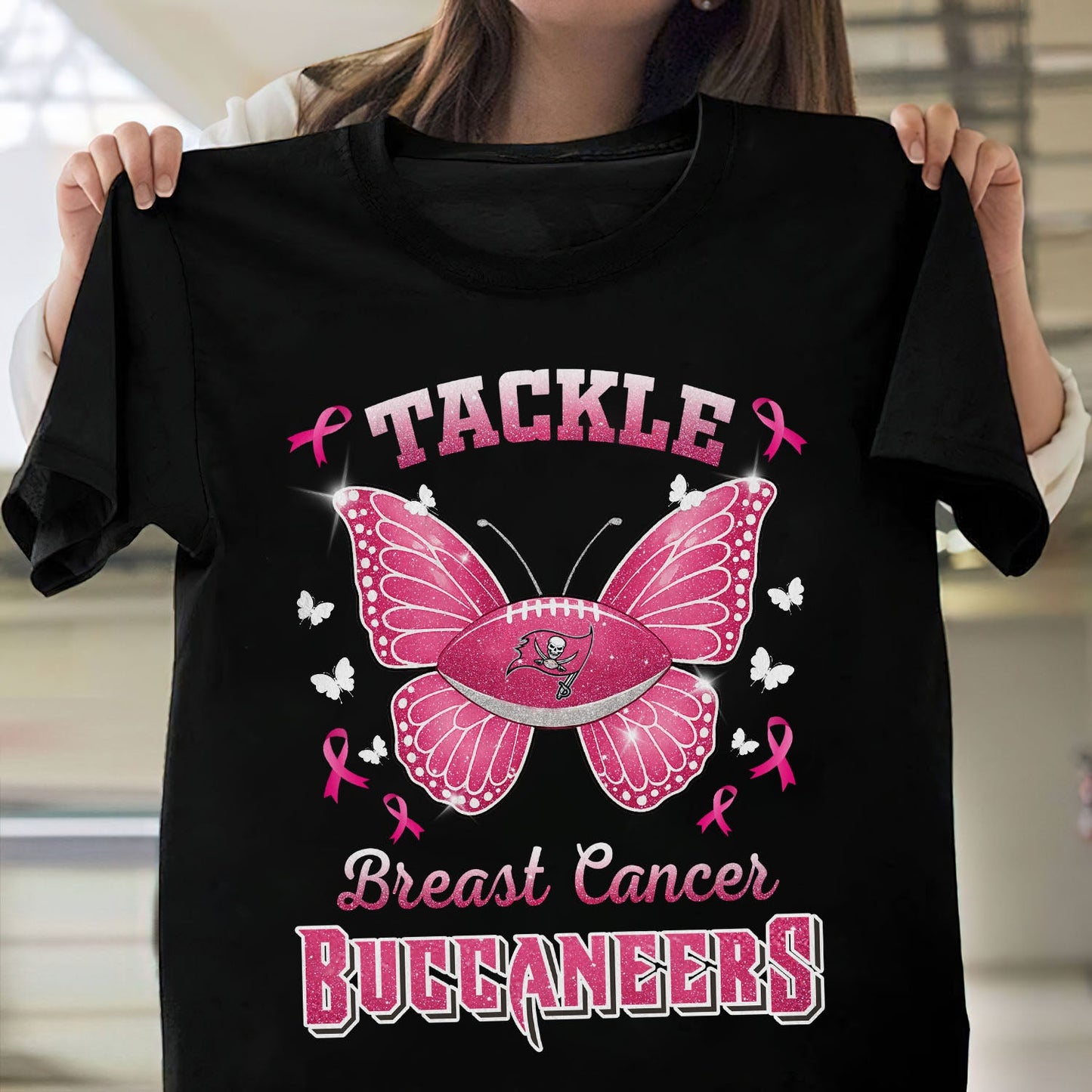 TB x NFL Tackle Breast Cancer 2D Shirt DatND ThuongNH