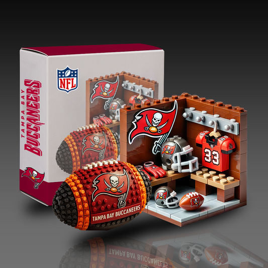 TBB x NFL Team Ball & Changing Room Building Block Football Set DDT CTND