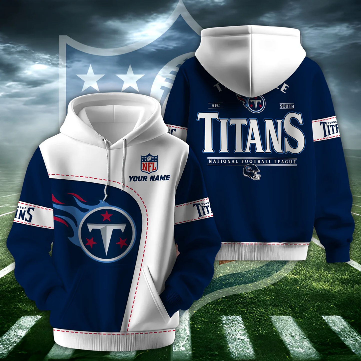 TEN X NFL Classic Logo Limited Edition Hoodie And Cap NAK NHT