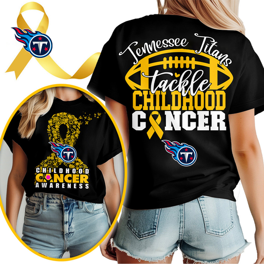 TEN X NFL Premium Childhood Cancer Awareness Month 3D Shirt DatND ThuongNH