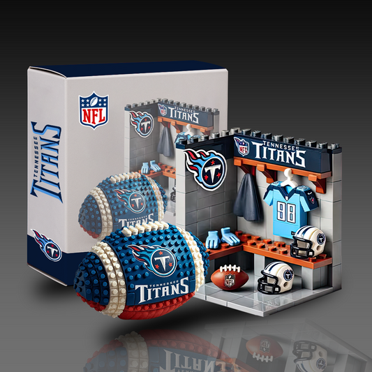 TT x NFL Team Ball & Changing Room Building Block Football Set DDT CTND
