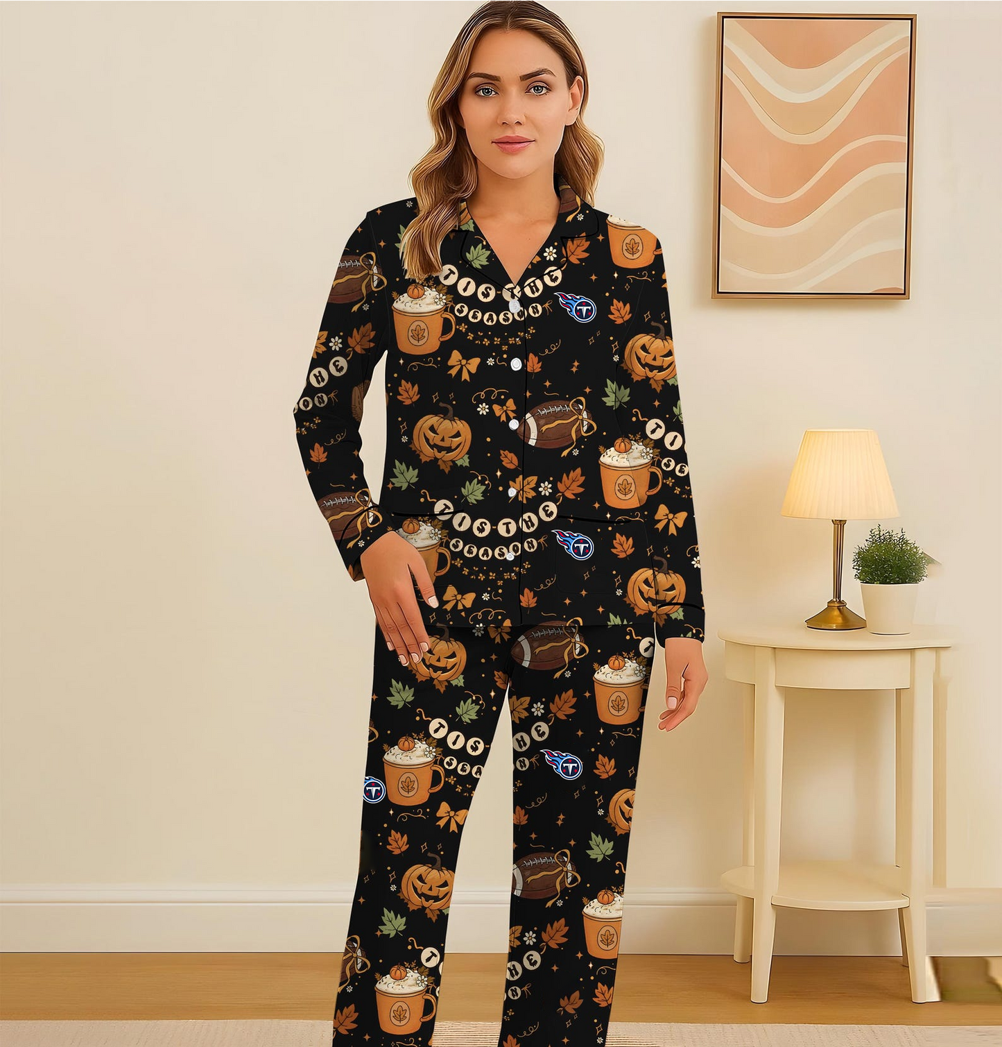TT x NFL Tis The Season Pajama Set DDT HLP