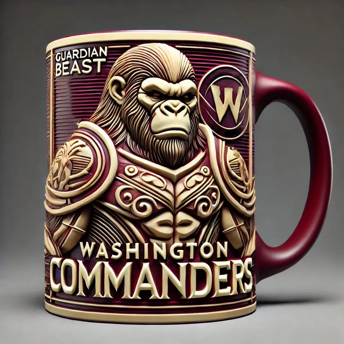 WAS X NFL  2026 Football Guardian Beast 3D Mug V2 NAK NHT