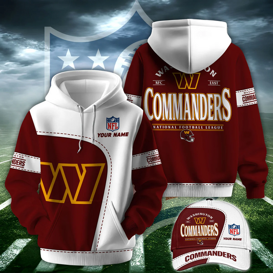 WAS X NFL Classic Logo Limited Edition Hoodie And Cap NAK NHT