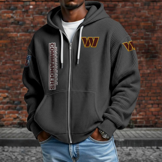 WAS X NFL Textured Lounge Zip-up Hoodie NAK NHT