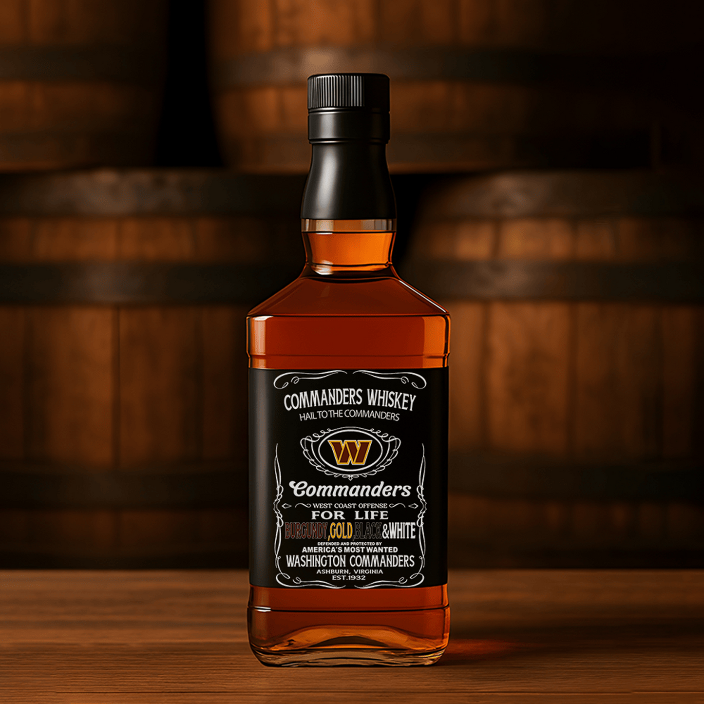 WAS x NFL Whiskey For True Fans Only DATND TANTD