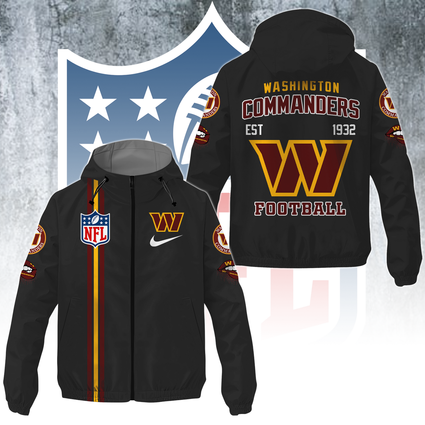 WAS x NFL Windbreaker Jacket DATND TANTD